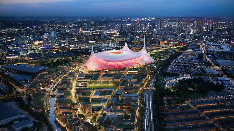 英國最大體育場 — 福斯特為“紅魔”曼聯設計的新體育場方案公布