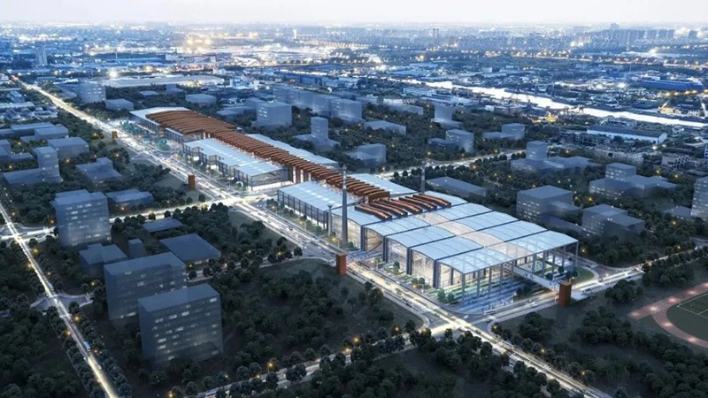 上海大學(xué)上海美術(shù)學(xué)院設(shè)計(jì)方案許是世界上最長(zhǎng)的高校建筑